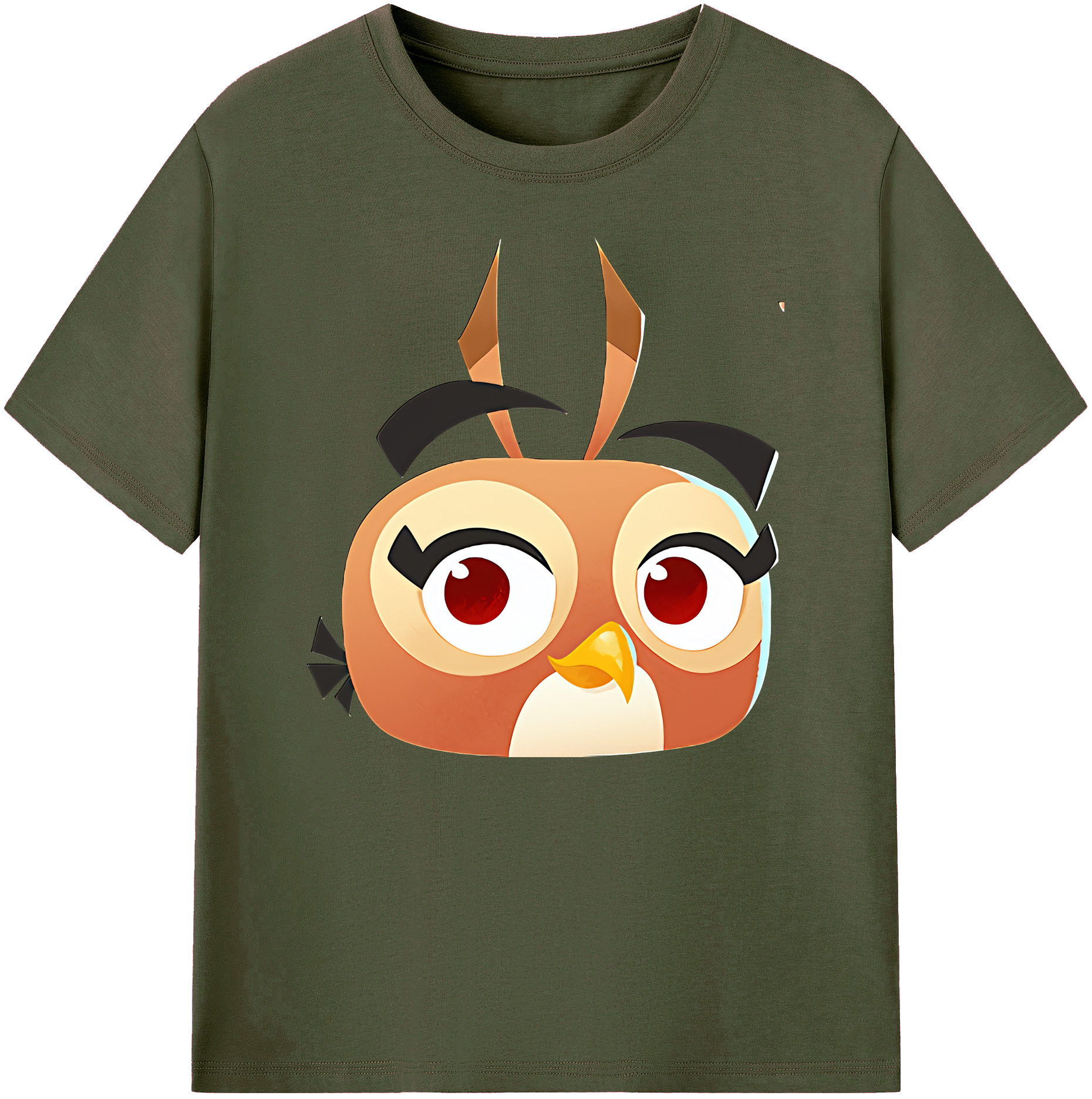 （画像用） Angry Birds アングリーバード 綿100％ メンズ半袖Tシャツ｜肌触りやわらか＆通気性